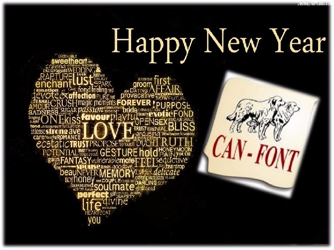 de Can Font - HAPPY NEW YEAR TO ALL 2016
